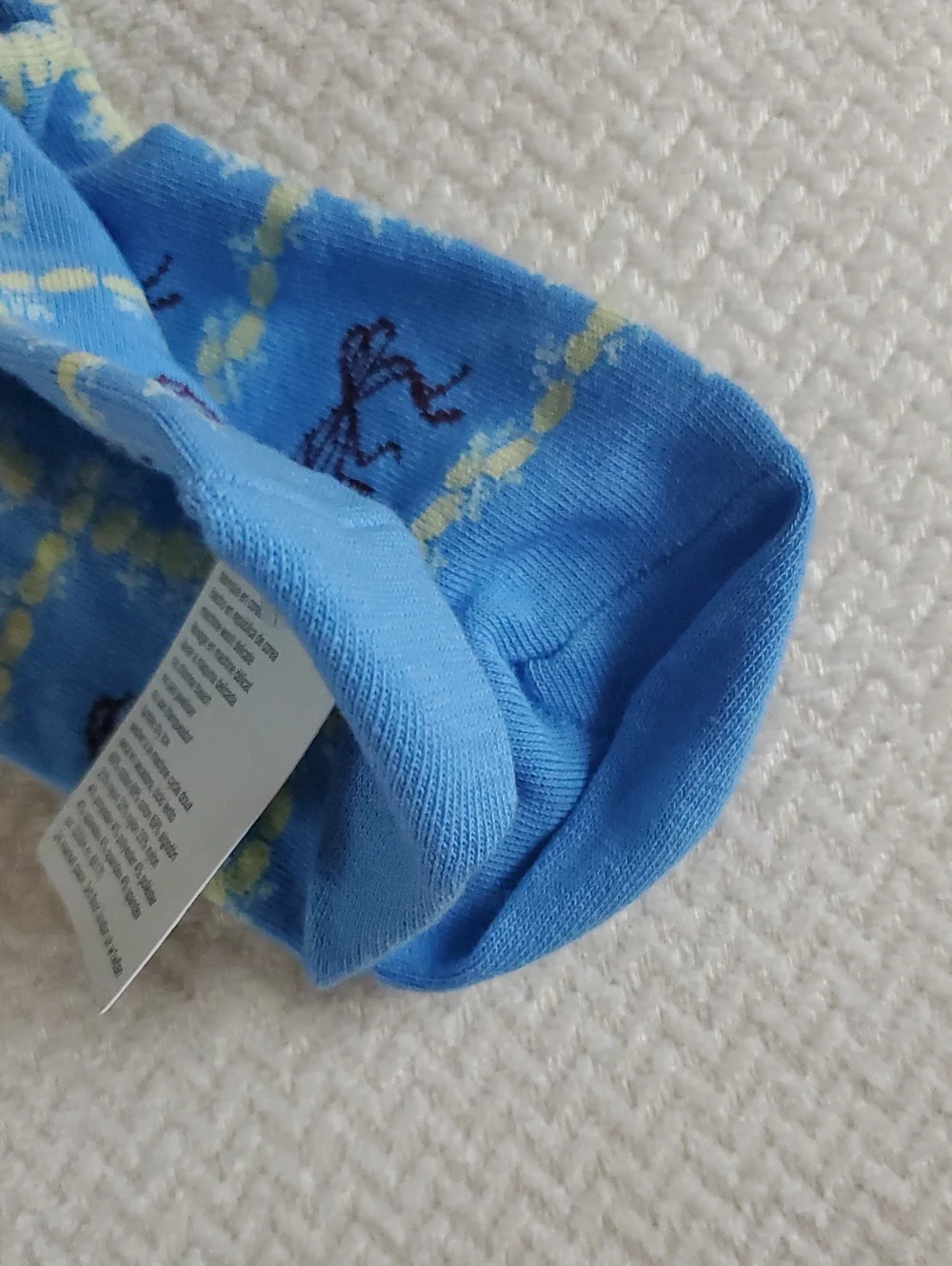 Free People Tie A Bow Ankle Socks/Light Blue